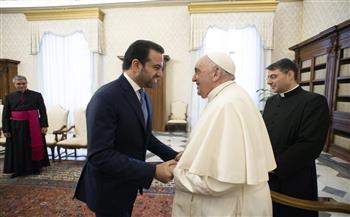بابا الفاتيكان يستعرض مع أمين «حكماء المسلمين» تحضيرات جناح الأديان في COP28