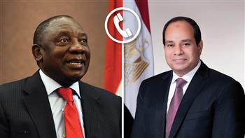 الرئيس السيسي ونظيره الجنوب إفريقي يتوافقان بشأن رفض تهجير الفلسطينيين