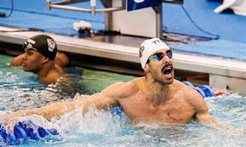 إسرائيل تتقدم بشكوي ضد عبد الرحمن سامح بطل السباحة بعد تضامنه مع فلسطين