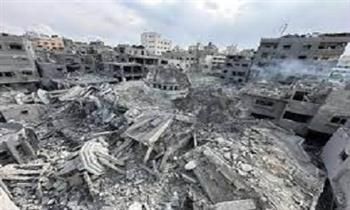  استهداف 4 أبراج سكنية فى غارة واحدة بغزة