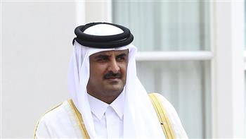أمير قطر يبحث مع رئيس الوزراء الإسباني تطورات الأوضاع في فلسطين