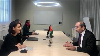 وزير الخارجية الأردني يلتقي نظيرته الألمانية