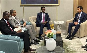 وزير الشباب والرياضة يلتقي نظيره الصومالي لبحث أطر التعاون المشترك