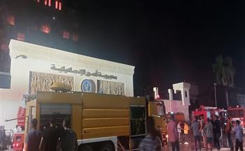 اندلاع حريق هائل بمديرية أمن الإسماعيلية وإعلان حالة الطوارئ