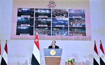 الرئيس السيسي: نسعى لإعادة بناء الدولة على أسس الحداثة والديمقراطية