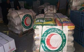 «الهلال الأحمر العراقي»: تجهيز 32 طنا من المساعدات الغذائية لإرسالها إلى غزة