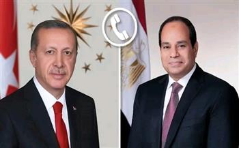 الرئيس السيسي ونظيره التركي يؤكدان هاتفيًا رفض التهجير القسري للفلسطينيين