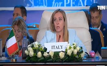 رئيسة وزراء إيطاليا: بلادنا تحاول الدفع من جانبها لإيجاد نقطة للحوار والسلام