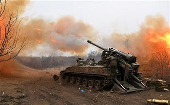 المدفعية الروسية تستهدف تجمعًا للقوات الأوكرنية