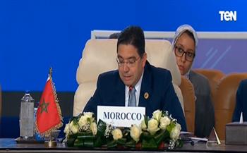 وزير خارجية المغرب يطالب بضرورة إيصال المساعدات الإنسانية لقطاع غزة