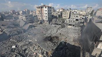 اشتداد القصف الإسرائيلي على منازل المواطنين في بيت لاهيا بقطاع غزة