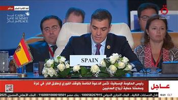 رئيس حكومة إسبانيا: أثمن دعوة الوقف الفوري لإطلاق النار في غزة