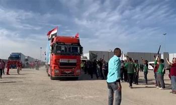 20 شاحنة دخلت غزة.. ماذا حملت بداخلها؟