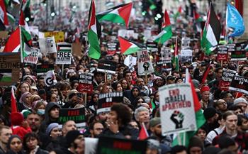 تظاهرات في عدة ولايات أمريكية تنديدًا بالعدوان على غزة
