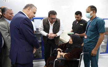 ​وزير الصحة ومحافظ سوهاج يتفقدان مستشفى جهينة المركزي