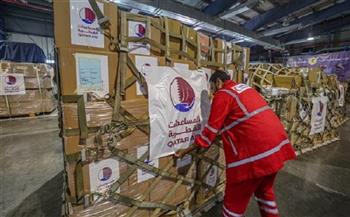طائرتان تابعتان للقوات المسلحة القطرية تتوجهان إلى العريش تحملان مساعدات لدعم قطاع غزة