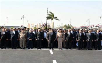  الرئيس السيسي يتقدم الجنازة العسكرية لمستشار رئيس الجمهورية للشئون المالية