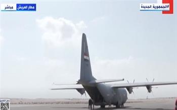 مطار العريش يستقبل طائرتي مساعدات كويتية وعراقية لإرسالهما إلى غزة