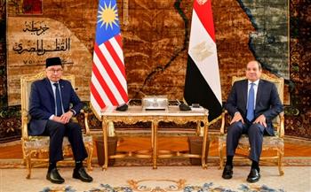 الرئيس السيسي يستقبل رئيس وزراء ماليزيا لبحث العلاقات الثنائية