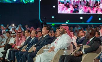ولي العهد السعودي يشهد الجلسة الحوارية لرئيس كوريا الجنوبية في مبادرة مستقبل الاستثمار