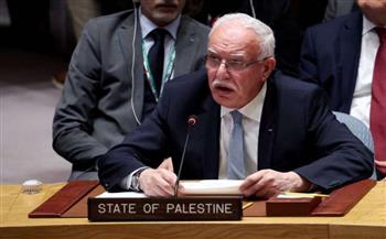 وزير الخارجية الفلسطيني: عدم تحرك مجلس الأمن تجاه الحرب في غزة لا يغتفر