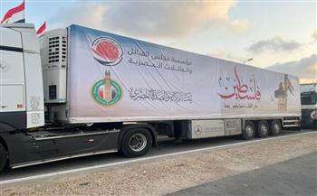 تتكون من 18 شاحنة.. شيخ الأزهر يوجه بتسيير قافلة مساعدات إلى غزة (صور)