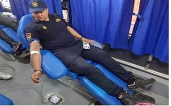 مديرية أمن الأقصر تنظم حملة للتبرع بالدم لصالح المرضى والمصابين