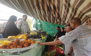 حملة تفتيشية على سوق الخضار بالقصير   