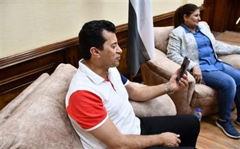 «صبحي» يُهنئ علي الزيني ومروة عبد العال لتأهلهما لأولمبياد باريس 2024
