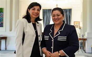 حاكم نيوزيلندا وسفيرة مصر بويلينجتون تؤكدان التعاون المثمر بين البلدين بمختلف المجالات