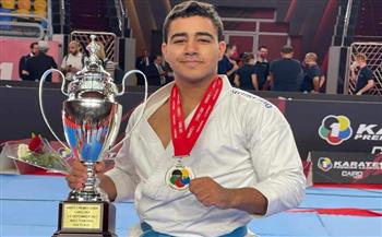 كريم غالي يحرز المركز الخامس في بطولة العالم للكاراتيه 