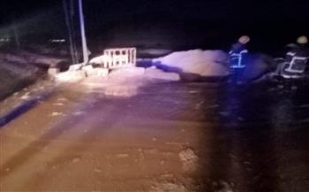 رئيس مدينة سفاجا: دمج الاتجاهين من قنا.. وجار إزالة آثار السيول بالكيلو 85