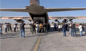 وصول طائرة مساعدات فرنسية مطار العريش لإرسالها إلى غزة