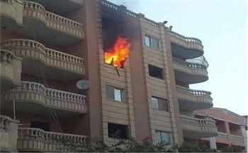 الحماية المدنية تسيطر على حريق شقة في بنها