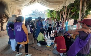 فعاليات المشروع التطوعي بأندية المرأة و التطوع من مراكز شباب شبلنجة و قليوب