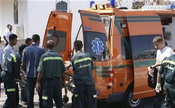 إصابة شخص صدمته سيارة مسرعة على طريق إسكندرية الصحراوي