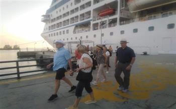 ميناء بورسعيد يستقبل السفينة السياحية «نايوتيكا» 