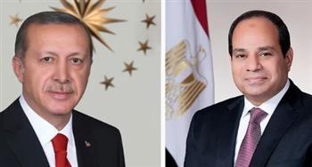 الرئيس السيسي يهنئ نظيره التركي بذكرى العيد القومي 