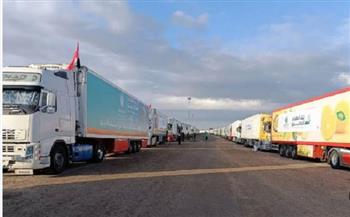 تجهيز 60 شاحنة مساعدات للانطلاق إلى غزة عبر معبر رفح البري