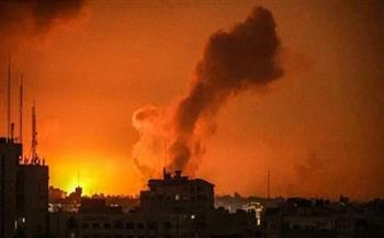 طيران الاحتلال يقصف المستشفى التركي في قطاع غزة