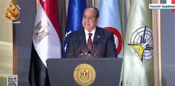 الرئيس السيسي: كل التحية والتقدير لشهداء مصر والقوات المسلحة في جميع الحروب السابقة