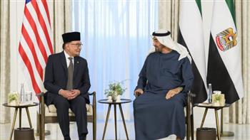 الإمارات وماليزيا يبحثان سبل تعزيز التعاون الثنائي 