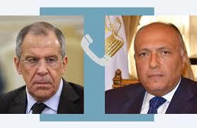 وزير الخارجية يناقش مع نظيره الروسي دور مجلس الأمن في وقف التصعيد بغزة
