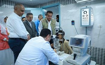 وزير الصحة يتفقد وحدة الرعاية الأولية «بنا أبوصير» في الغربية