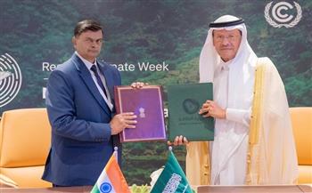 السعودية والهند توقعان اتفاق تعاون في مجال الربط الكهربائي والهيدروجين الأخضر 