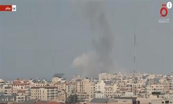 تفجيران على الهواء في غزة.. لحظات مرعبة تعيشها المنطقة