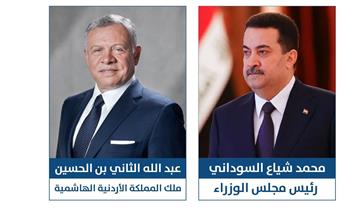 العراق والأردن يبحثان تطورات الأوضاع بالأراضي الفلسطينية
