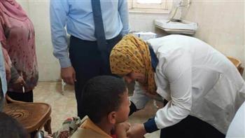 صحة المنيا: تطعيم 770 ألف طالب ضد الالتهاب السحائي والثنائي بالمدارس