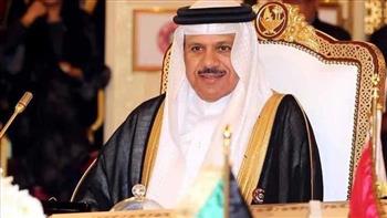 وزير الخارجية البحريني يبحث مع مسئول بريطاني مستجدات الأوضاع في غزة