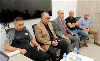 لجنة الكرة بالبنك الأهلي تجتمع بطارق مصطفى في حضور اللاعبين